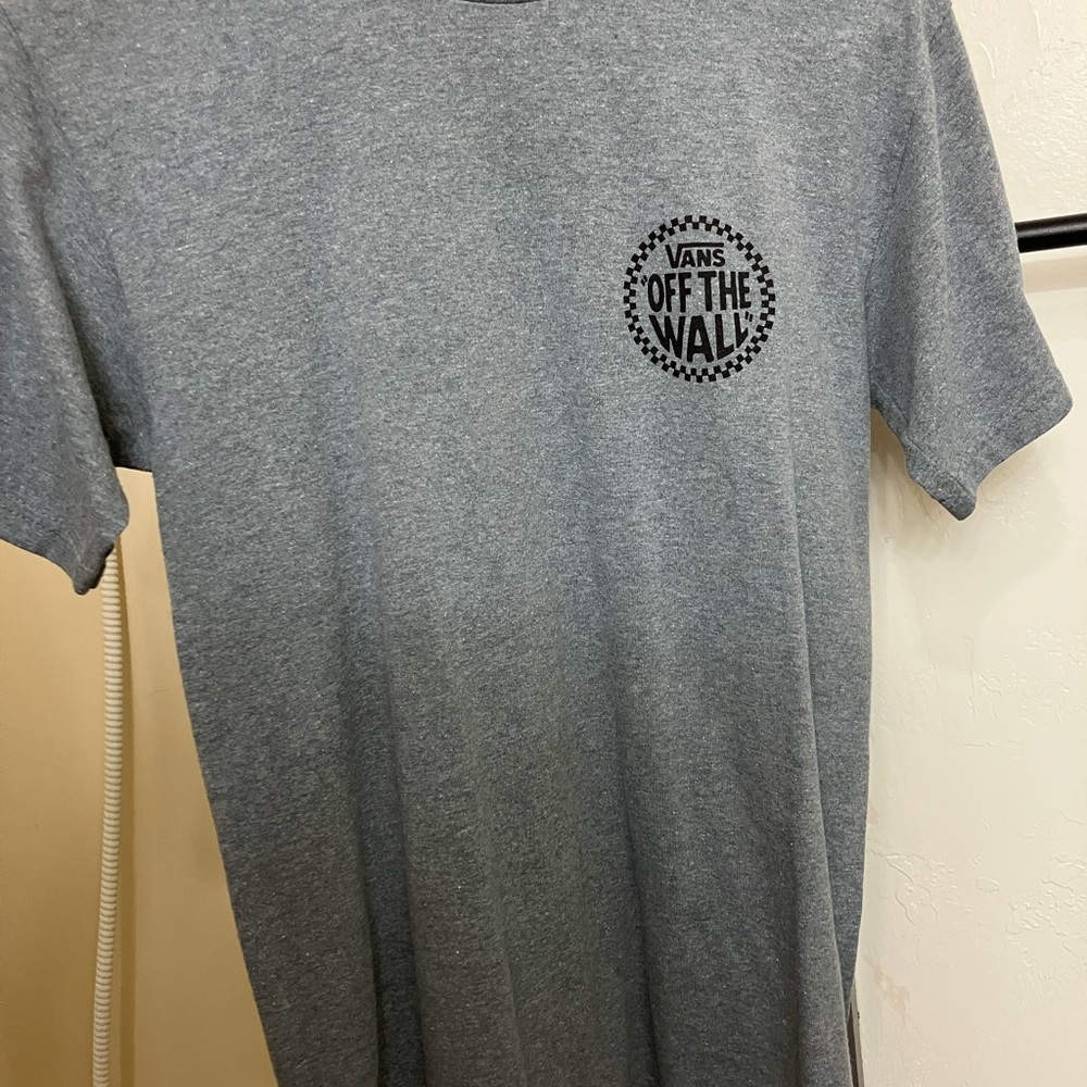 Vans Gray Short Sleeve Tee with Subtle Logo